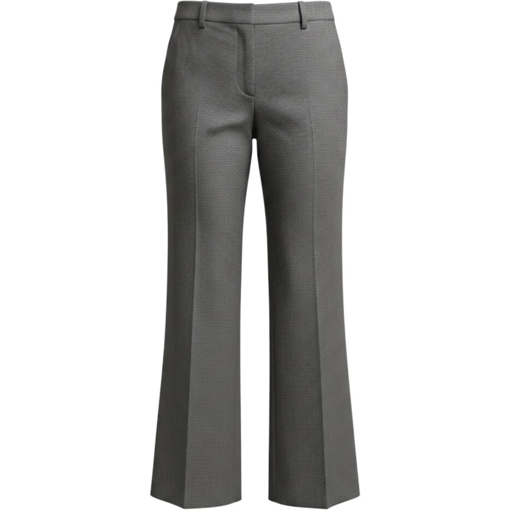 LOFT Petites Grey Houndstooth Wide Leg Dress Pants Size 6P NWT 582671